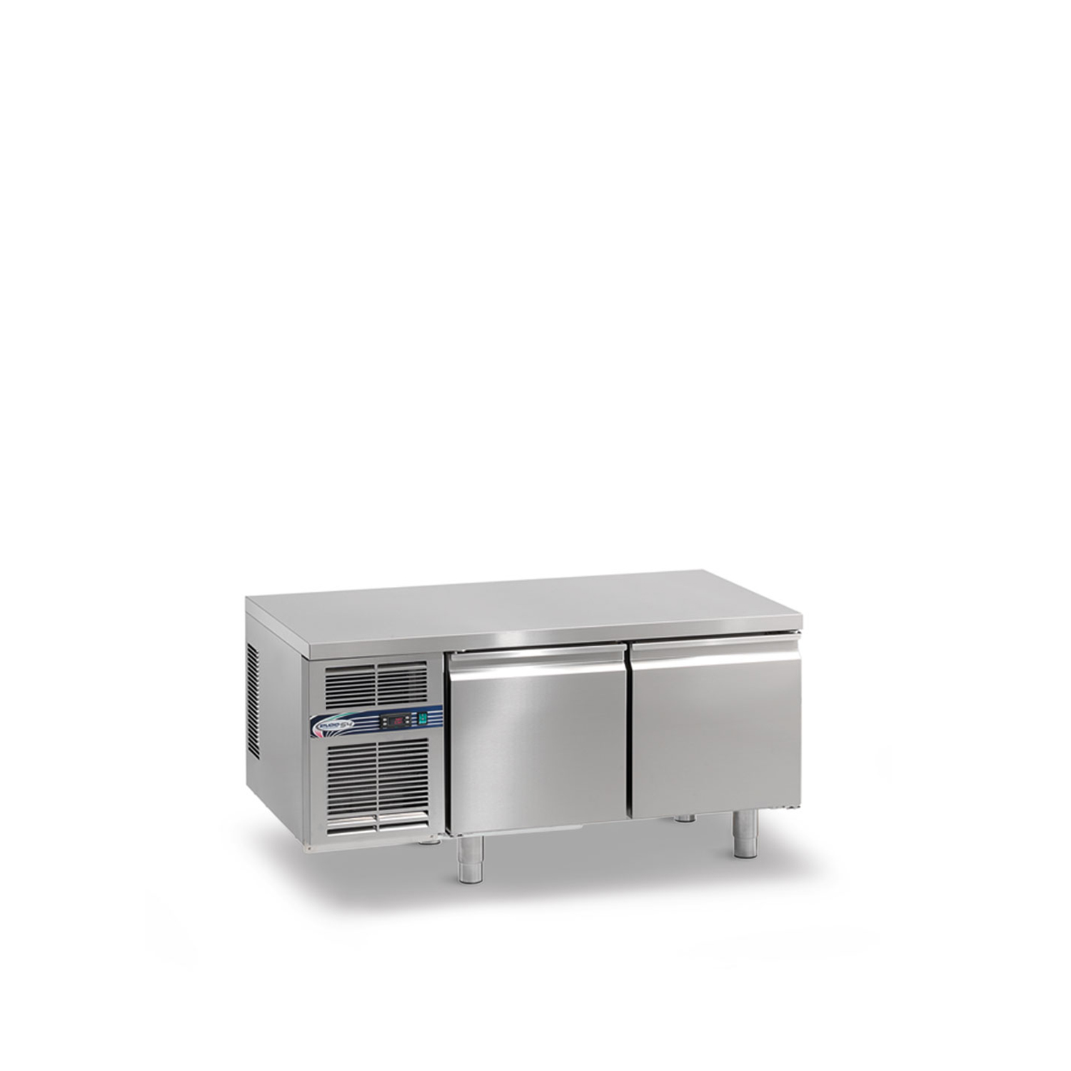 Kühltisch DAIQUIRI Top Line H450 GN 1/1, B 1280  x T 700 x H 640 mm, 2 Kühlfächer, Arbeitsplatte