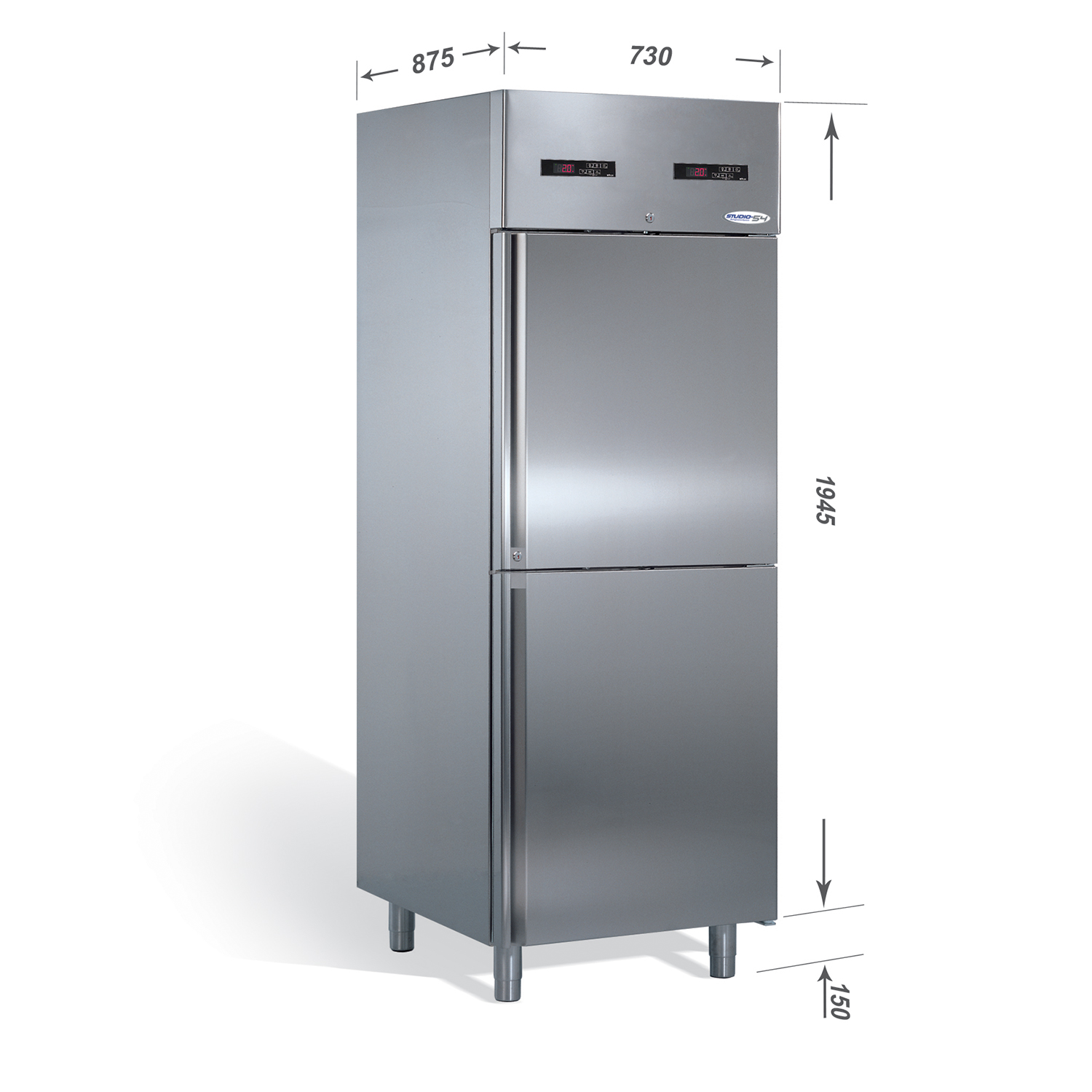 Gastro-Kühl-Tiefkühlschrank mit zwei Temperaturzonen OASIS TOP LINE 700 Liter