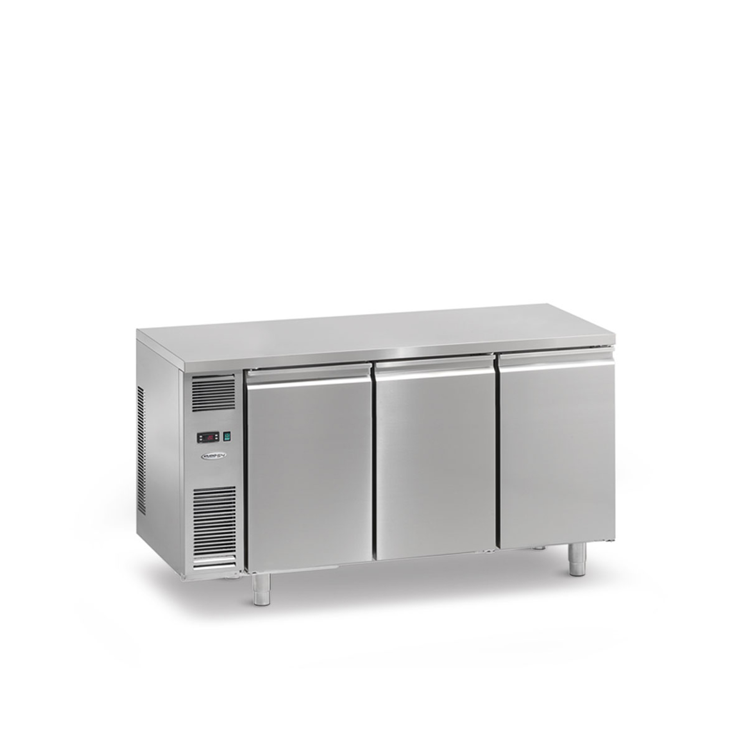 Kühltisch DAIQUIRI Top Line GREEN SMART H710 GN 1/1, B 1620  x T 700 x H 900 mm, 3 Kühlfächer, Arbeitsplatte
