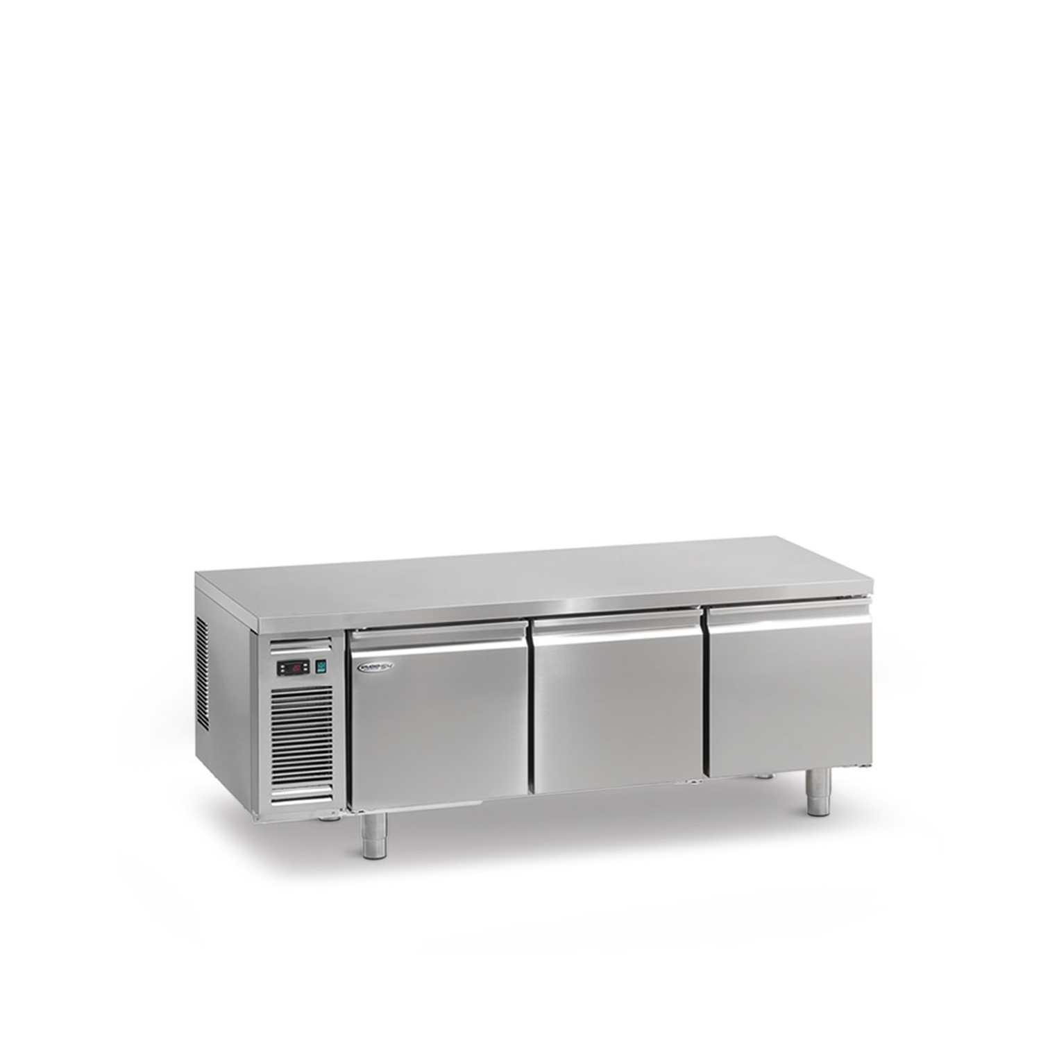 Kühltisch DAIQUIRI Top Line GREEN SMART H450 GN 1/1, B 1620  x T 700 x H 640 mm, 3 Kühlfächer, Arbeitsplatte