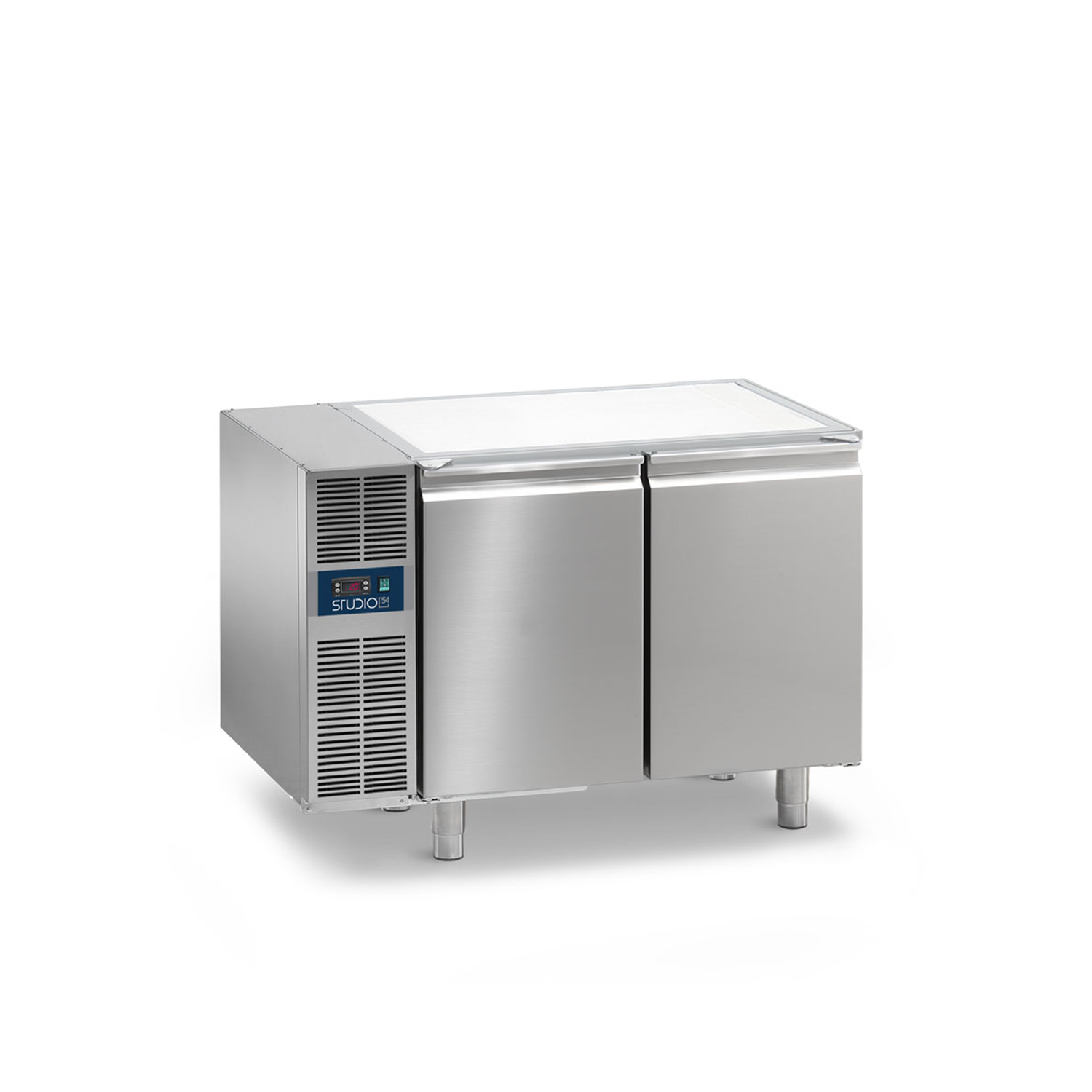 Kühltisch DAIQUIRI SMART Basic Line, B 1230  x T 550 x H 910 mm, 2 Kühlfächer, ohne Arbeitsplatte