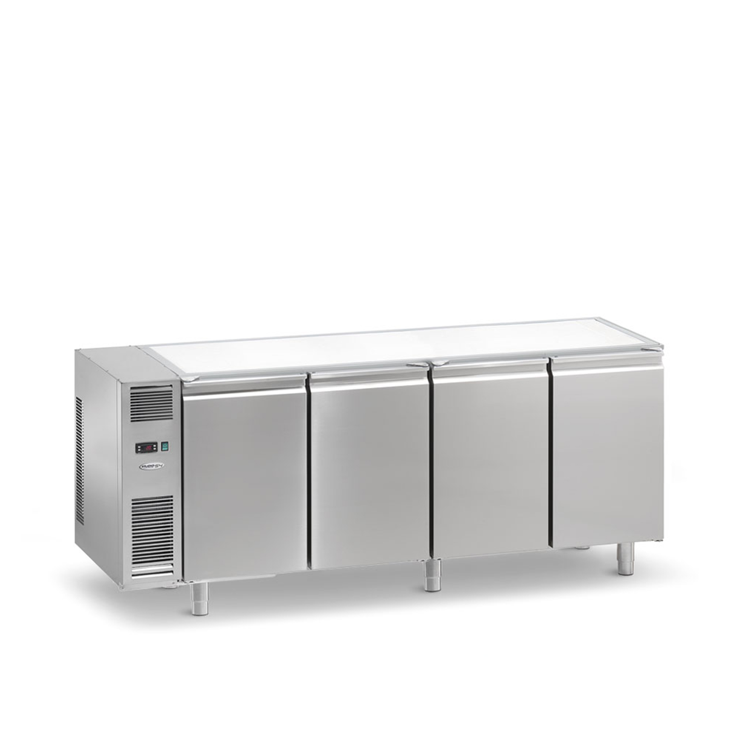 Kühltisch DAIQUIRI Top Line GREEN SMART H710 GN 1/1, B 2080  x T 700 x H 860 mm, 4 Kühlfächer, ohne Arbeitsplatte