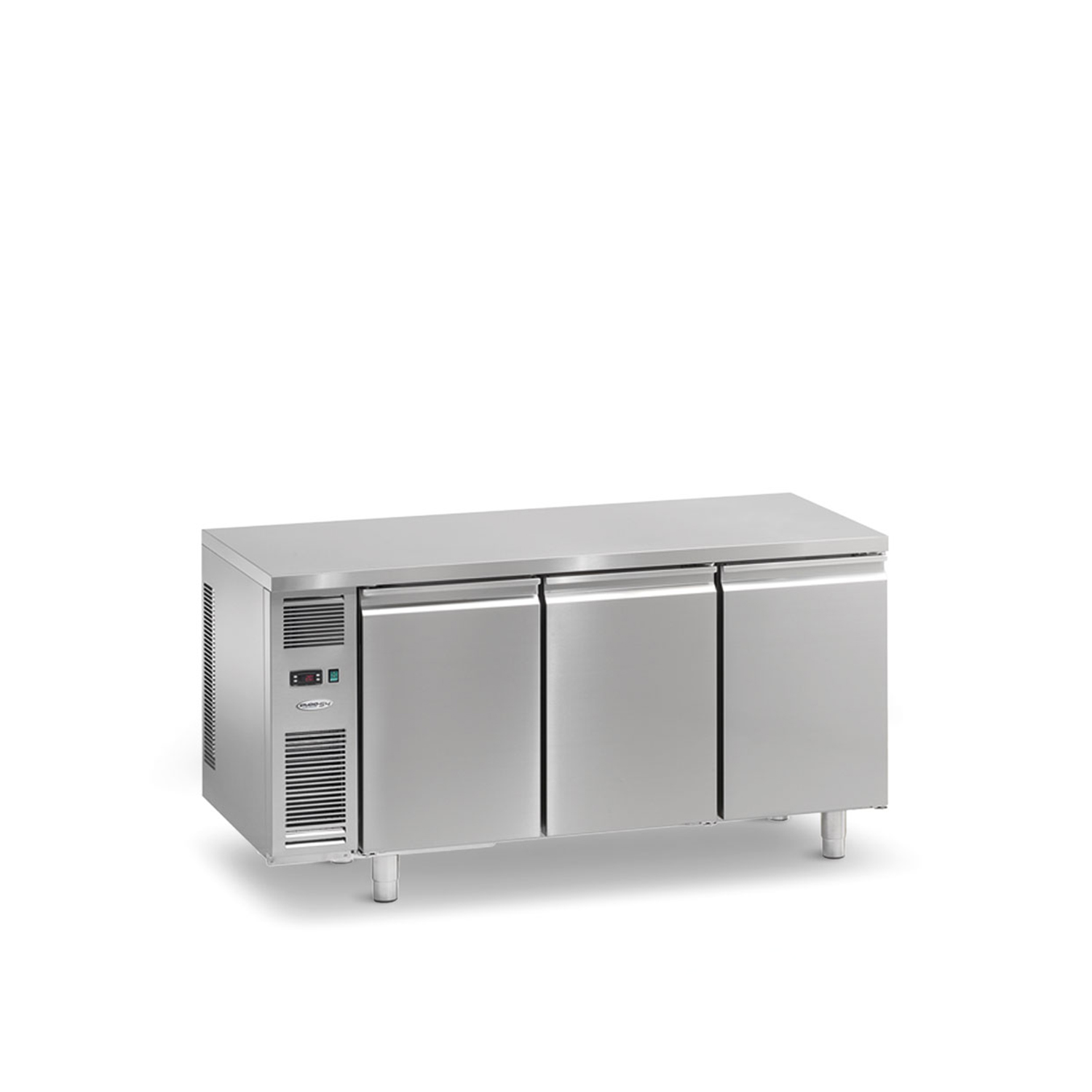 Kühltisch DAIQUIRI Top Line GREEN SMART H660 GN 1/1, B 1620  x T 700 x H 850 mm, 3 Kühlfächer, Arbeitsplatte