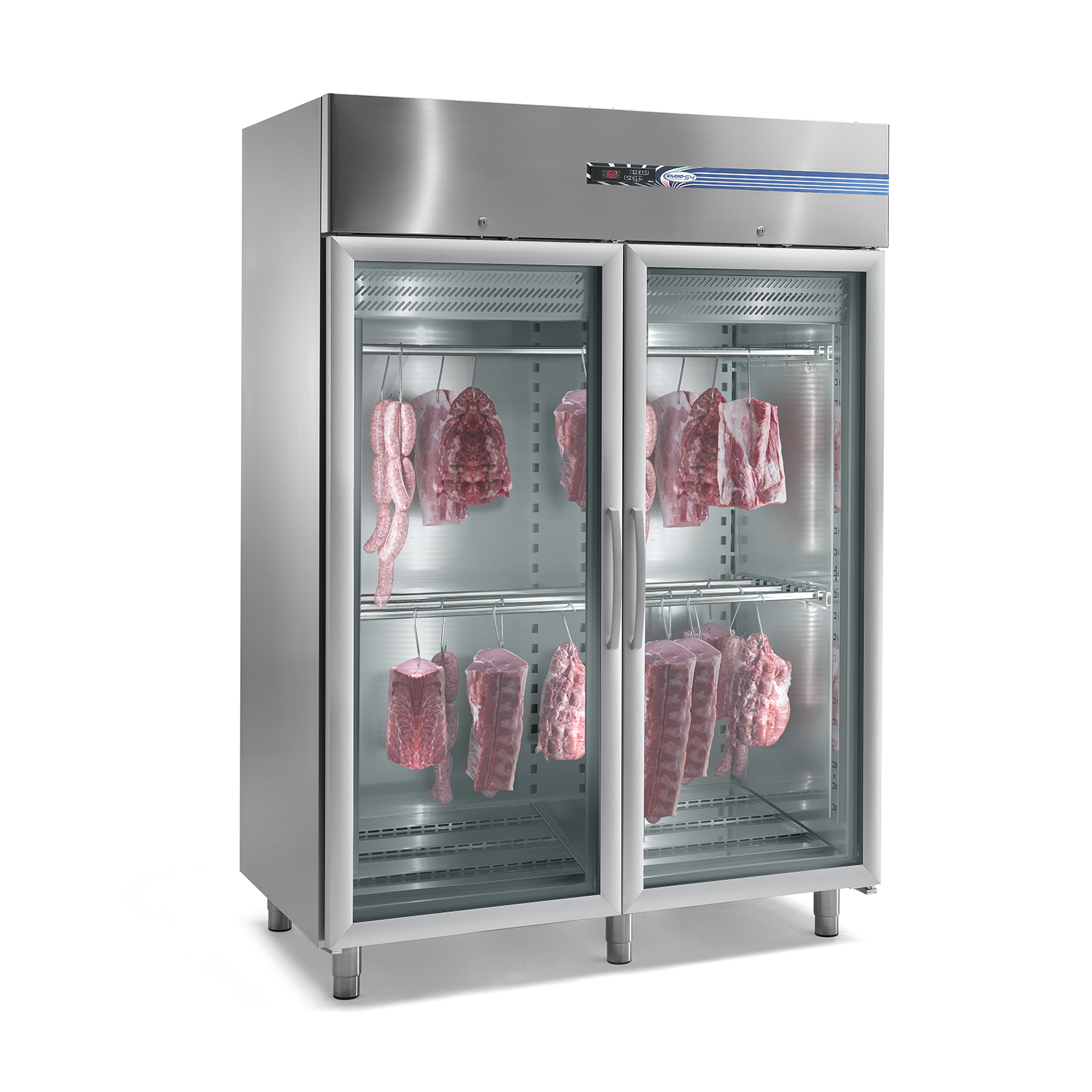 Gastro Reifekühlschrank für Fleisch und Käse mit Glastüre OASIS DELIFOOD CARNE 1400 Liter
